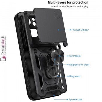 5in1 smūgiams atsparus dėklas su uždaromu dangteliu - juodas (Nothing Phone 4A Pro) 5in1 smūgiams atsparus dėklas su uždaromu dangteliu - juodas (Nothing Phone 4A Pro)